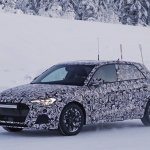 アウディ・A1次期型、1年振りのウィンターテスト。高性能「S」は250馬力超えか？ - Audi A1 Winter 4