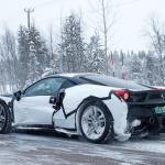 ガソリンエンジンのみの「ラスト・フェラーリ」？ 488GTB高性能モデル詳細が流出 - Ferrari mule 8