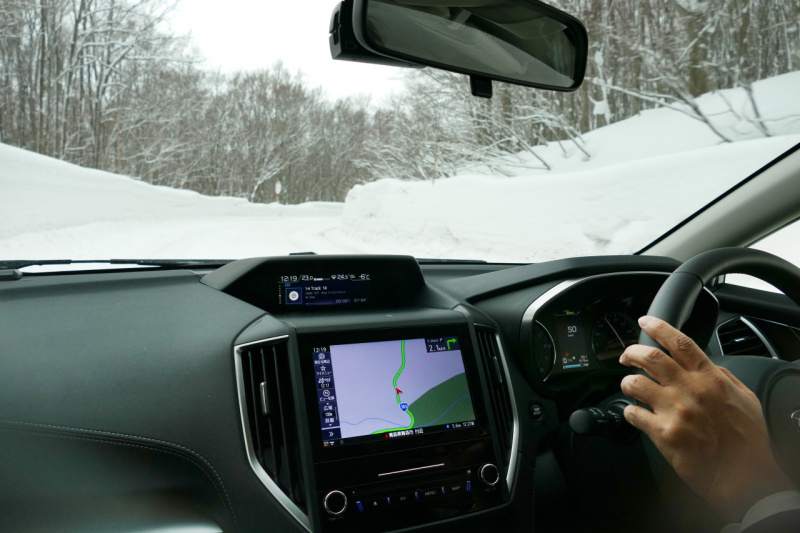 「【試乗】SUBARU AWDで雪国の「普通の道」を走る。インプレッサSPORT 2.0-S EyeSight編」の21枚目の画像
