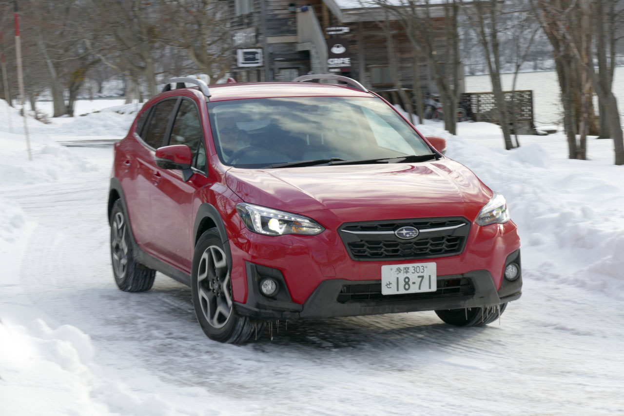 スバル Xv雪道試乗 雪道での余裕を生む0mmの地上高とxモード Clicccar Com