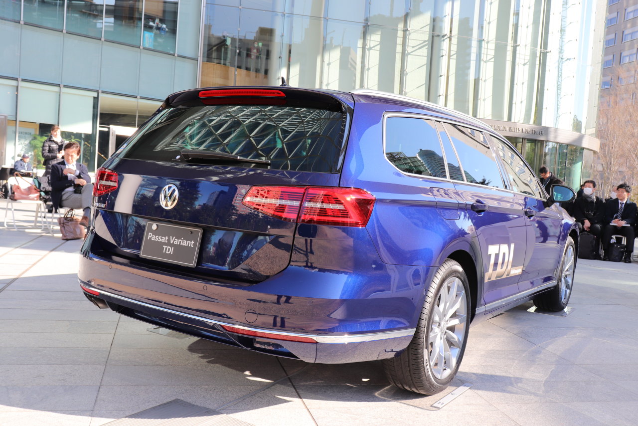 新車 フォルクスワーゲンから ついにディーゼル車両 パサートtdiとパサート バリアントtdi が日本導入 Clicccar Com