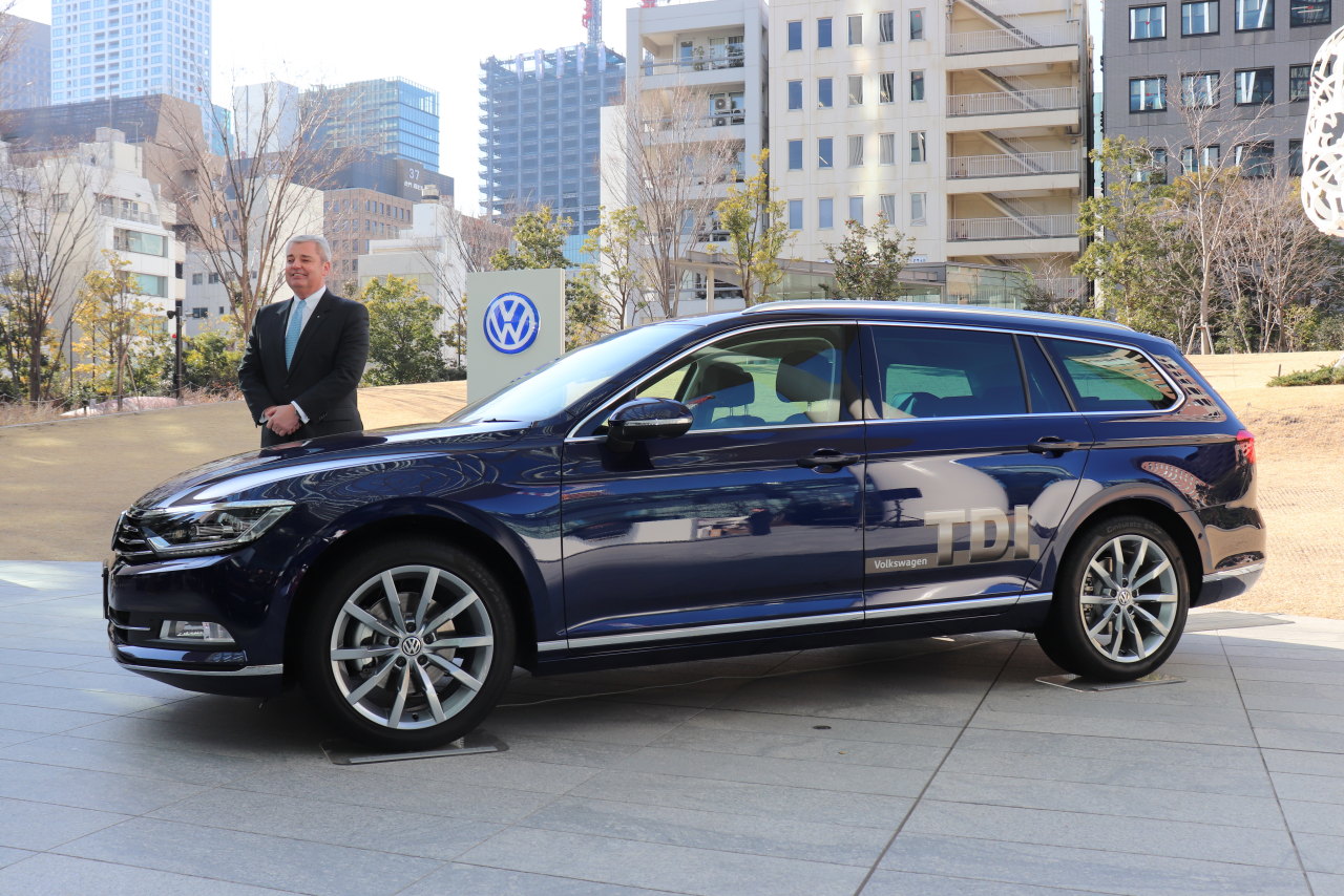 新車 フォルクスワーゲンから ついにディーゼル車両 パサートtdiとパサート バリアントtdi が日本導入 Clicccar Com