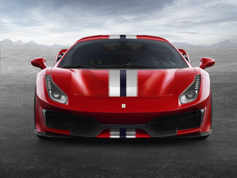 「【ジュネーブモーターショー2018】フェラーリ最後の純ガソリン車？ V8フェラーリ最強を誇る「Ferrari 488 Pista（ピスタ）」」の2枚目の画像