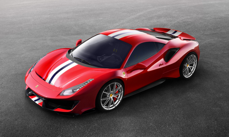 「【ジュネーブモーターショー2018】フェラーリ最後の純ガソリン車？ V8フェラーリ最強を誇る「Ferrari 488 Pista（ピスタ）」」の4枚目の画像