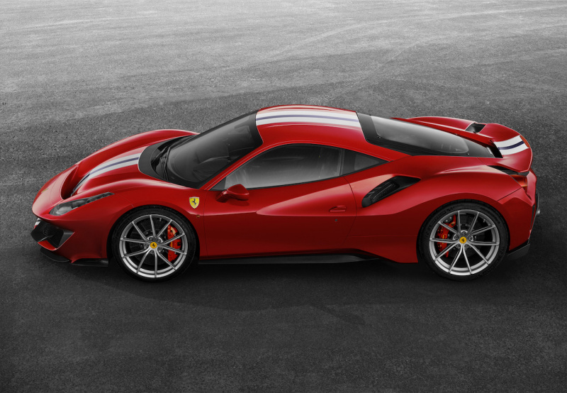 「【ジュネーブモーターショー2018】フェラーリ最後の純ガソリン車？ V8フェラーリ最強を誇る「Ferrari 488 Pista（ピスタ）」」の6枚目の画像