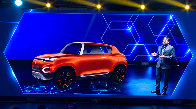 「【Auto Expo 2018】スズキが次世代の小型SUV「Concept Future S」をワールドプレミア」の1枚目の画像