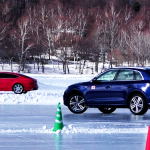 アウディ・クワトロシリーズを氷上でドライブ。アクセルで面白いほど車体が向きを変えてくれる！ - audi (10)