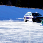 アウディ・クワトロシリーズを氷上でドライブ。アクセルで面白いほど車体が向きを変えてくれる！ - audi (12)