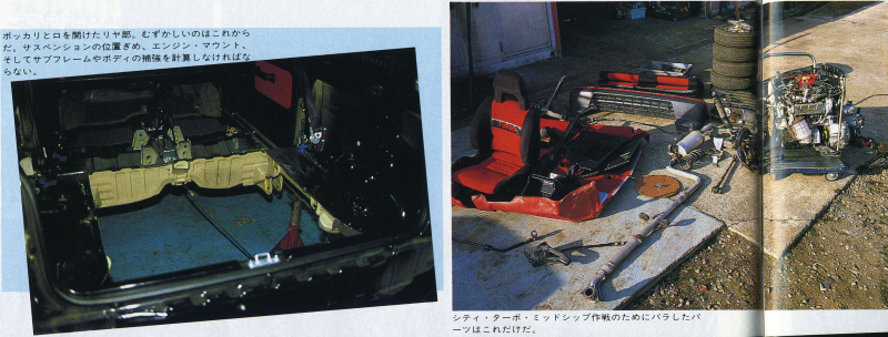 「ホンダ・シティのエンジンをミッドに積む！という壮大なる計画をやりました・その1【OPTION 1983年3月号より】」の5枚目の画像