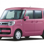 【新車】満開の桜に負けない、街を彩るピンク色のボディーカラーを設定する軽自動車・10車種【2018年版】 - スペーシア