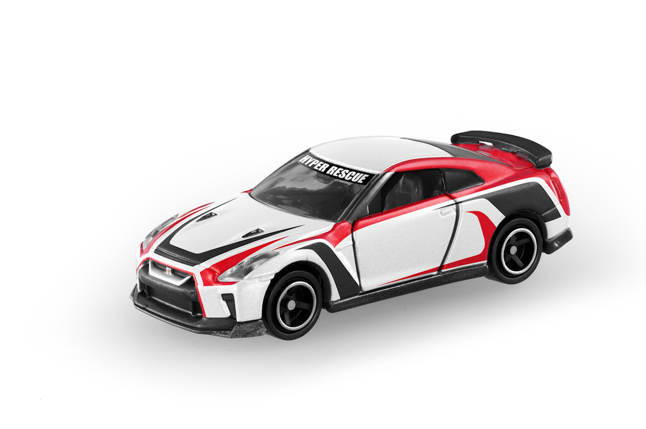 01 07 10x786 画像 アニメ映画 トミカハイパーレスキュー ドライブヘッド にオリジナルgt Rが登場 映画仕様のトミカも発売決定 Clicccar Com