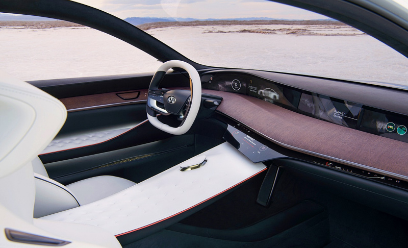 「インフィニティのコンセプトカー「Qインスピレーション」は市販EVのベースを担う【北京モーターショー2018】」の6枚目の画像