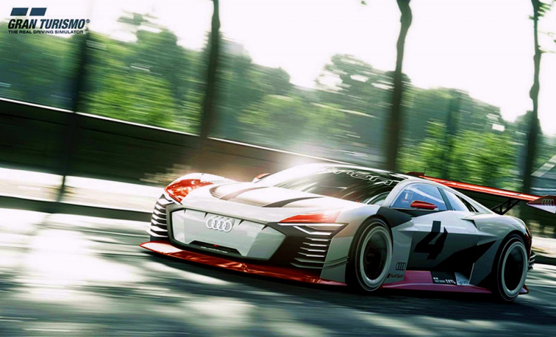 「ゲーム上の架空マシンを実車化！アウディが「e-tron ビジョン GT」を製作、世界各地のサーキットでデモ走行を披露」の1枚目の画像