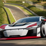 ゲーム上の架空マシンを実車化！アウディが「e-tron ビジョン GT」を製作、世界各地のサーキットでデモ走行を披露 - Audi_Etron_Vision_GT