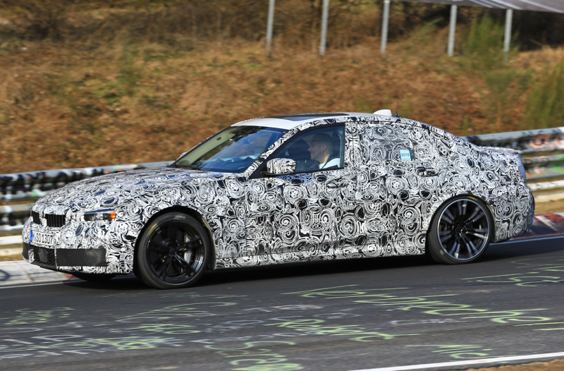 「BMW・M3次期型、マイルドハイブリッド搭載した500馬力のハイパワーをニュルで解放！」の4枚目の画像