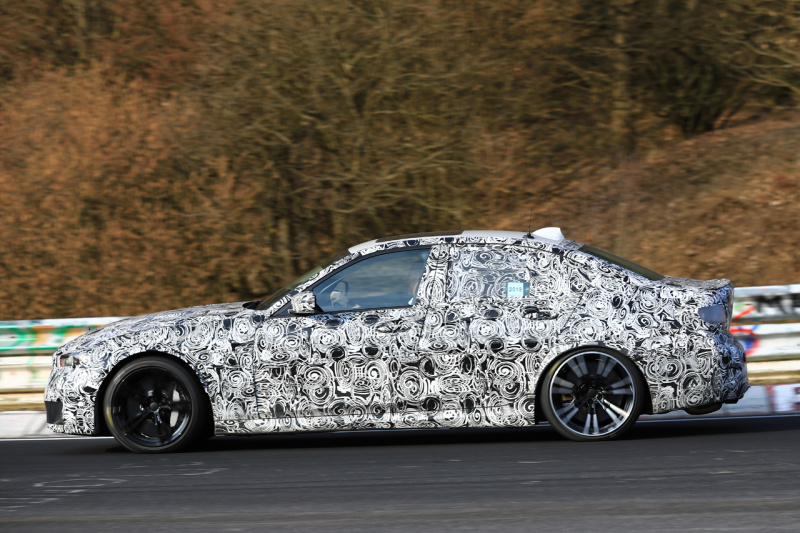 「BMW・M3次期型、マイルドハイブリッド搭載した500馬力のハイパワーをニュルで解放！」の5枚目の画像