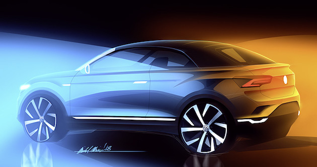 「100億超えの投資！VWの新型クロスオーバー「T-ROCカブリオレ」、2020年デビューへ」の1枚目の画像