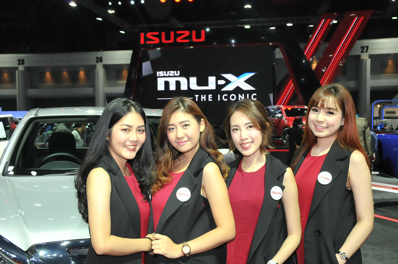 Mor 29 画像 いすゞブースでは 人気のピックアップトラック Suvを積極アピール バンコク モーターショー18 Clicccar Com