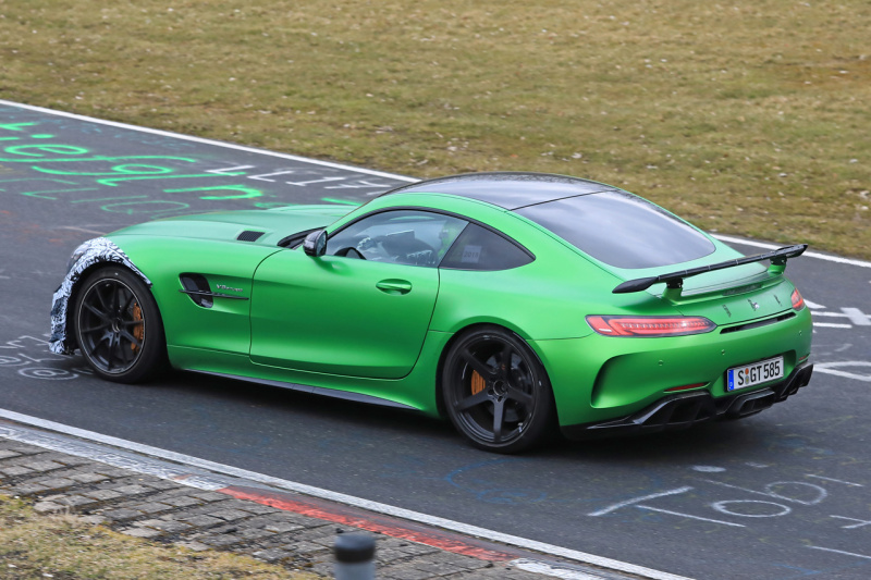 「ニュルに現われた謎のAMG GT Rのプロトタイプは「ブラックシリーズ」!?」の6枚目の画像