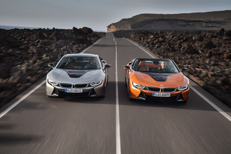 「【新車】BMW i8がマイナーチェンジ。システム出力をアップし、オープンモデルの「i8ロードスター」を追加」の3枚目の画像