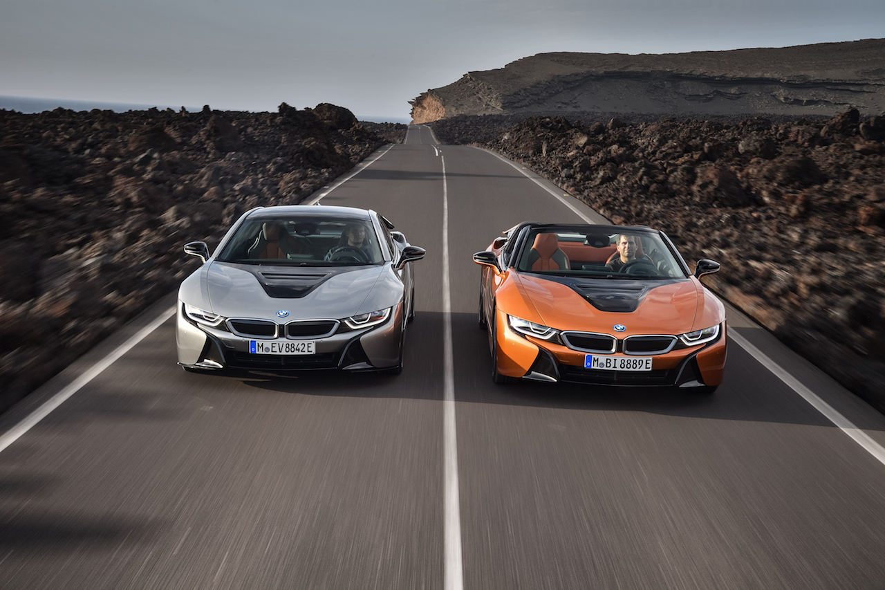 P Highres The New Bmw I8 Roads 画像 新車 Bmw I8がマイナーチェンジ システム出力をアップし オープンモデルの I8ロードスター を追加 Clicccar Com