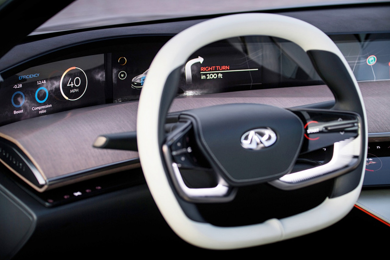 「インフィニティのコンセプトカー「Qインスピレーション」は市販EVのベースを担う【北京モーターショー2018】」の8枚目の画像
