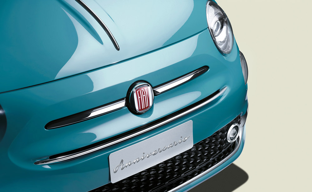 Fiat 5006 画像 新車 50年代の人気色を現代風にアレンジしたフィアット 500の400台限定車 500 アニベルサリオ Clicccar Com
