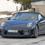 これぞインスタ映え!? ポルシェ・911 スピードスターコンセプト、スペインの絶景に姿をみせる - Porsche 911 Speedster 1