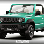 新型スズキ・ジムニー、キャンパストップの復活やロングモデルを予想する！ - suzuki-jimny-convertible-rendering