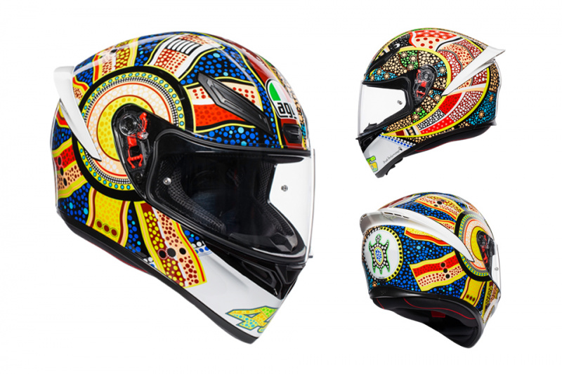 「アタマは派手であれ!? AGVから2モデルに新色追加。エモいGPライダーグラフィック」の1枚目の画像
