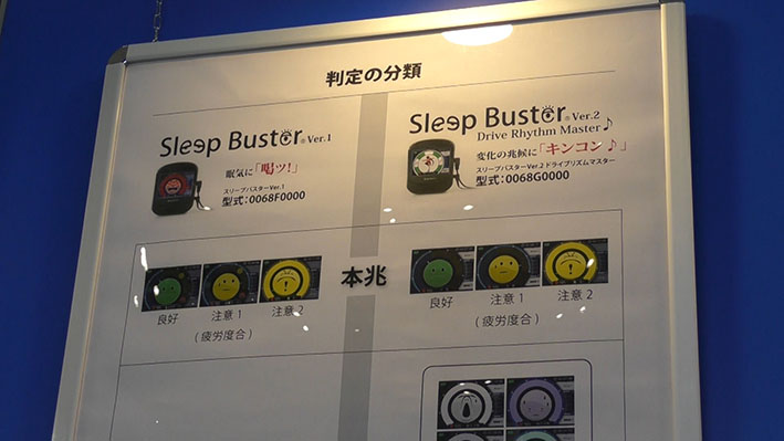「運転席にマットを置くだけ。眠気を事前にキャッチする『スリープバスター』【運輸・交通システムEXPO2018】」の5枚目の画像