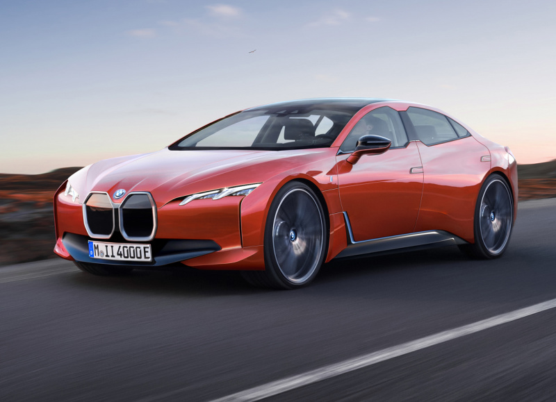 「BMW iシリーズの最新作　新時代EVの「i4」市販型はテスラを凌駕する航続距離を実現」の1枚目の画像