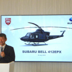 SUBARUと米・ベル社が民間向けヘリコプター「412EPX」機での事業協力を発表 - P1030807