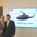 SUBARUと米・ベル社が民間向けヘリコプター「412EPX」機での事業協力を発表 - P1030818