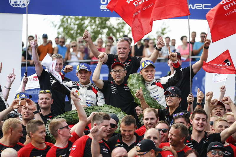 「モリゾウがWRCの表彰台に。TOYOTA GAZOO Racingがラリーフィンランド連覇【WRC2018】」の3枚目の画像