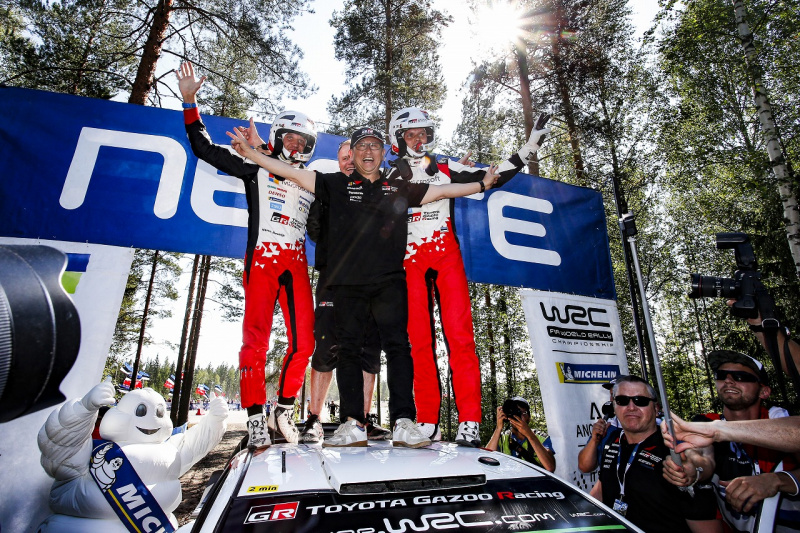 「モリゾウがWRCの表彰台に。TOYOTA GAZOO Racingがラリーフィンランド連覇【WRC2018】」の4枚目の画像