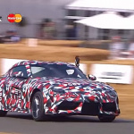 新型「トヨタ・スープラ」の最新動画　グッドウッド2018で快音を響かせて疾走！ - Toyota_Supra