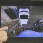 走行中にドローン視点で自車の映像が見られるOKIの「フライングビュー」【運輸・交通システムEXPO2018】 - フライ (5)