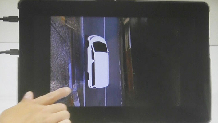 「走行中にドローン視点で自車の映像が見られるOKIの「フライングビュー」【運輸・交通システムEXPO2018】」の6枚目の画像