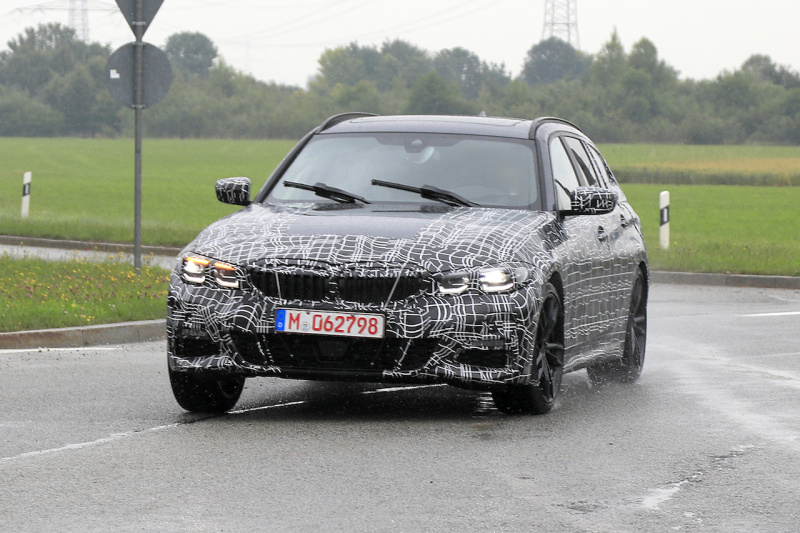 「反撃の狼煙となるか!? 新型BMW・3シリーズ ツーリングのテスト車両を鮮明に撮影成功」の1枚目の画像