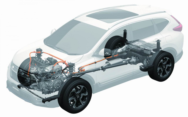 「【週刊クルマのミライ】新型CR-Vが2モーターハイブリッドながら機械式4WDを採用したメリットとは？」の3枚目の画像