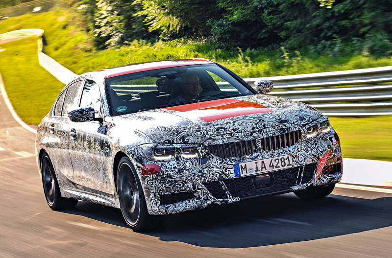 「新型BMW・3シリーズのデザインが丸わかり!?　BMWがマスキング姿のプロトタイプを公開」の2枚目の画像