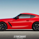 BMW「スープラ」発売!? BMW・Z4の高性能モデルM40iにクーペが設定？ - 2019-bmw-z4-m40i-coupe-render