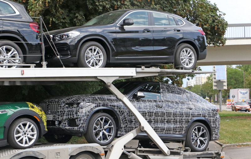 「BMW X6の次期型プロトタイプを輸送中に激写！「X4」との比較でサイズ感をチェック」の15枚目の画像