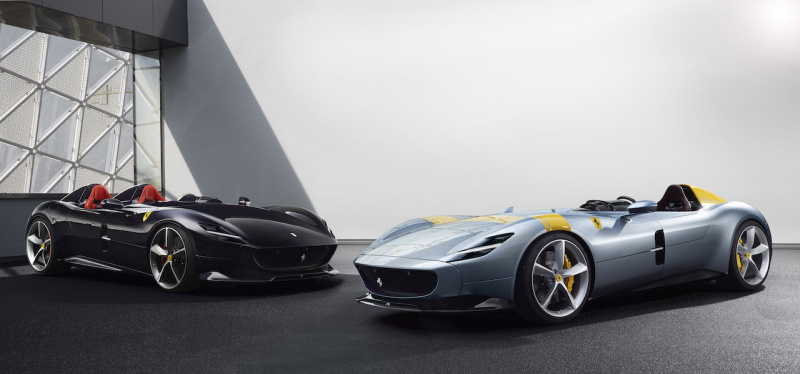 「【新車】0-100km/h加速2.9秒を誇る特別なモデル、1人乗りの「フェラーリ モンツァSP1」、2シーターの「モンッア SP2」を発表」の1枚目の画像