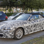 新型 BMW・4シリーズ カブリオレのテスト車両をキャッチ。「Z4」グリル装着＆電動化も - BMW 4 Series Convertible 2