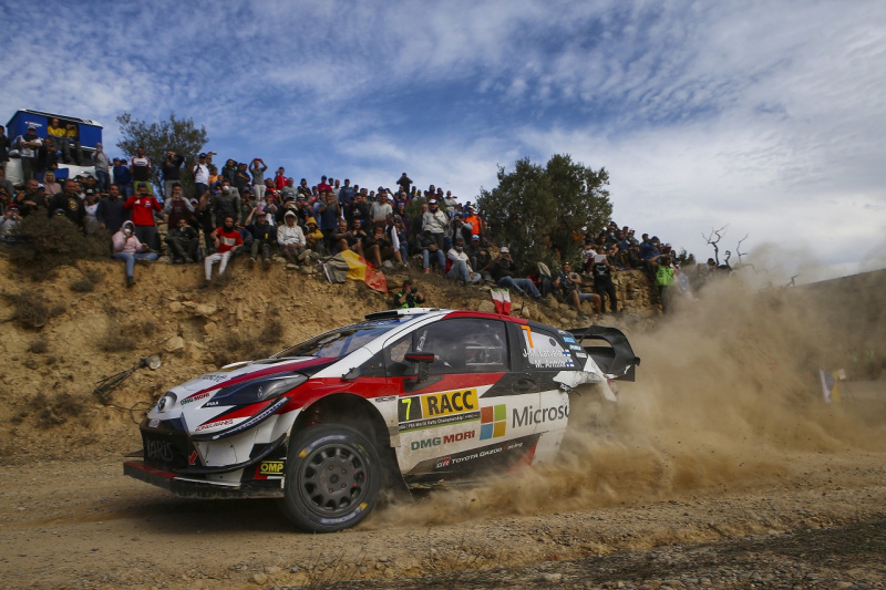「トヨタ・ヤリス＆オット・タナク、逆転チャンピオンを目指して首位激走！【WRC ラリースペイン・デイ1,2】」の9枚目の画像