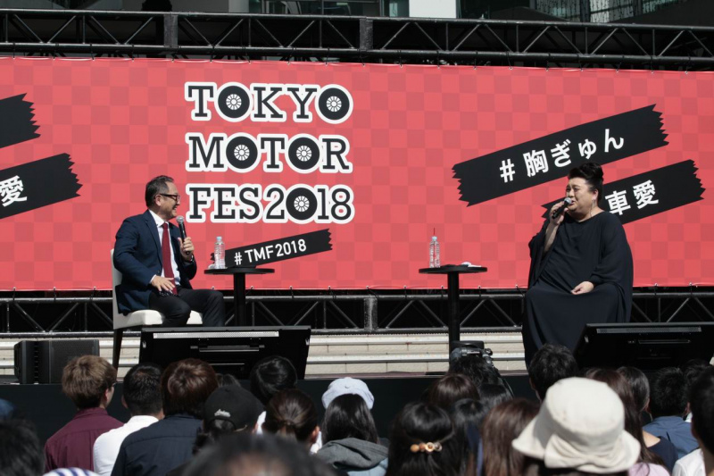 「【東京モーターフェス2018】時価総額国内ワンツー企業のトップ二人が夢を語り合う。「水と油」が生むものは？」の8枚目の画像