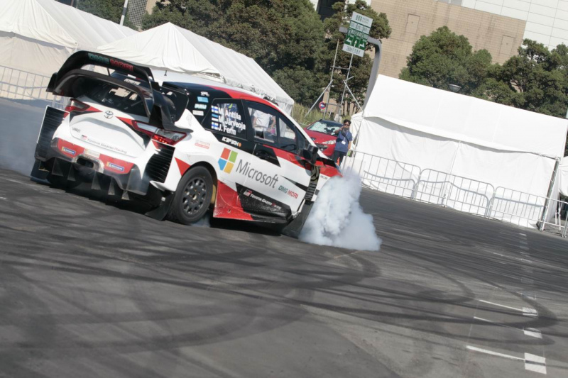 「【東京モーターフェス2018】WRC最強マシン・ヤリスが衝撃のデモラン。ドライバーはもちろん、あの人！」の22枚目の画像