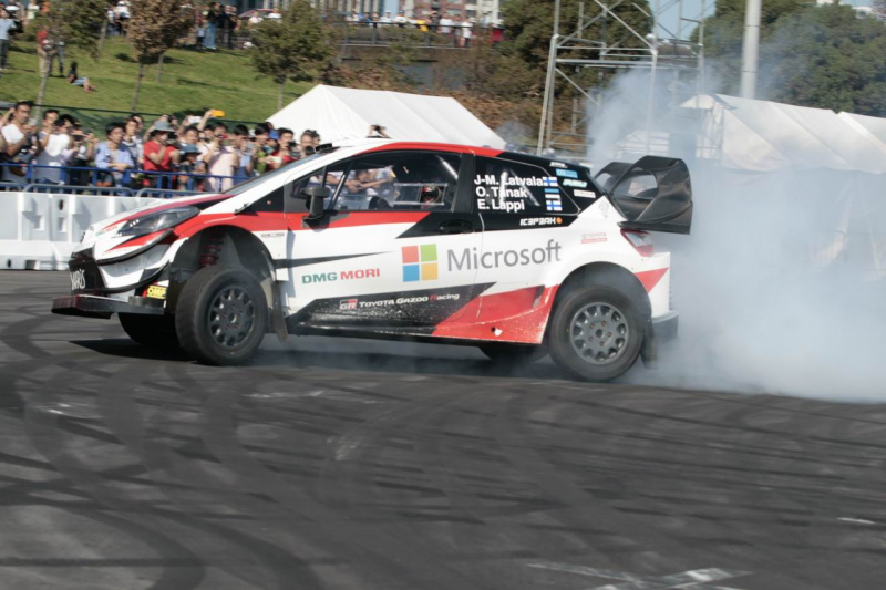 「【東京モーターフェス2018】WRC最強マシン・ヤリスが衝撃のデモラン。ドライバーはもちろん、あの人！」の27枚目の画像